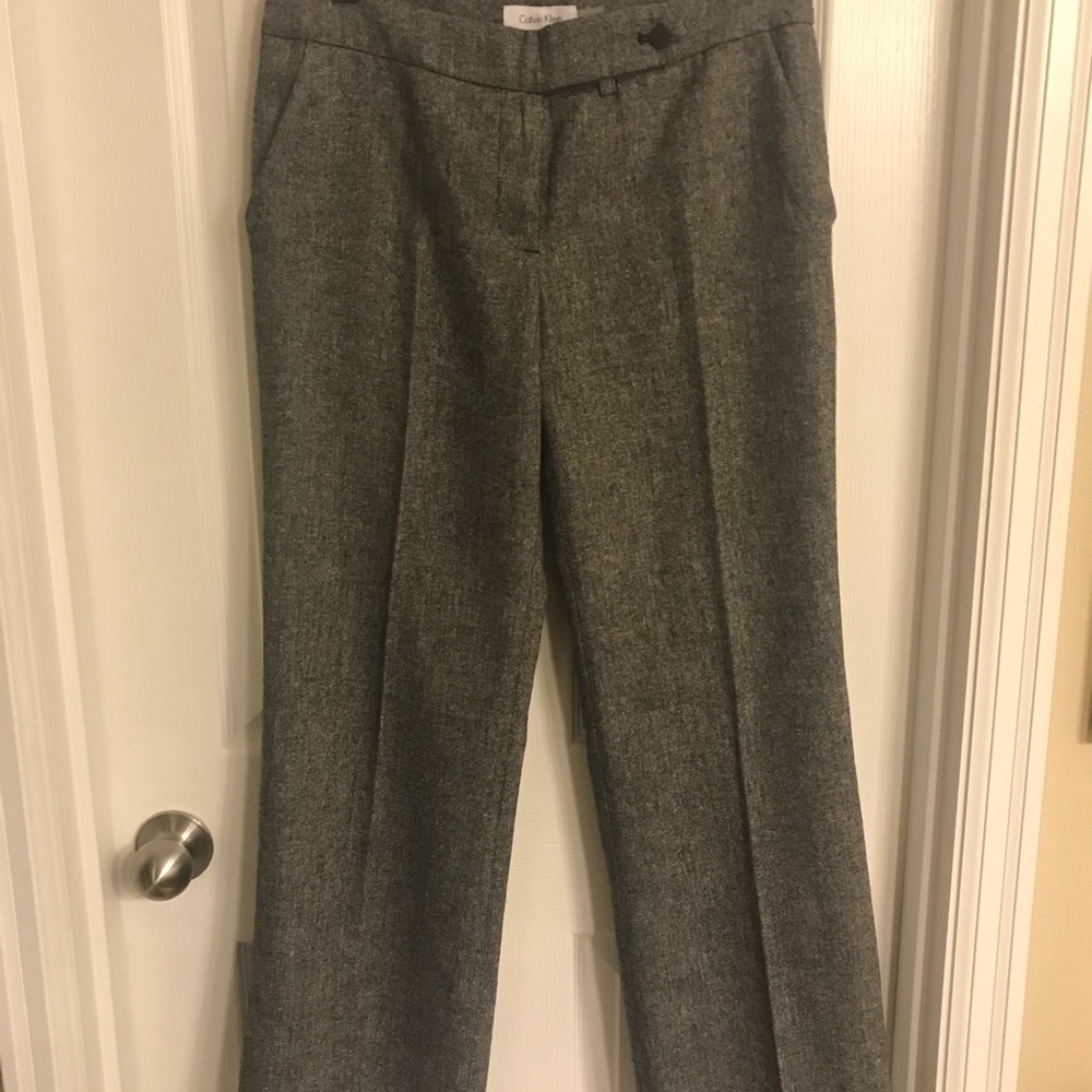 Calvin Klein gray trousers